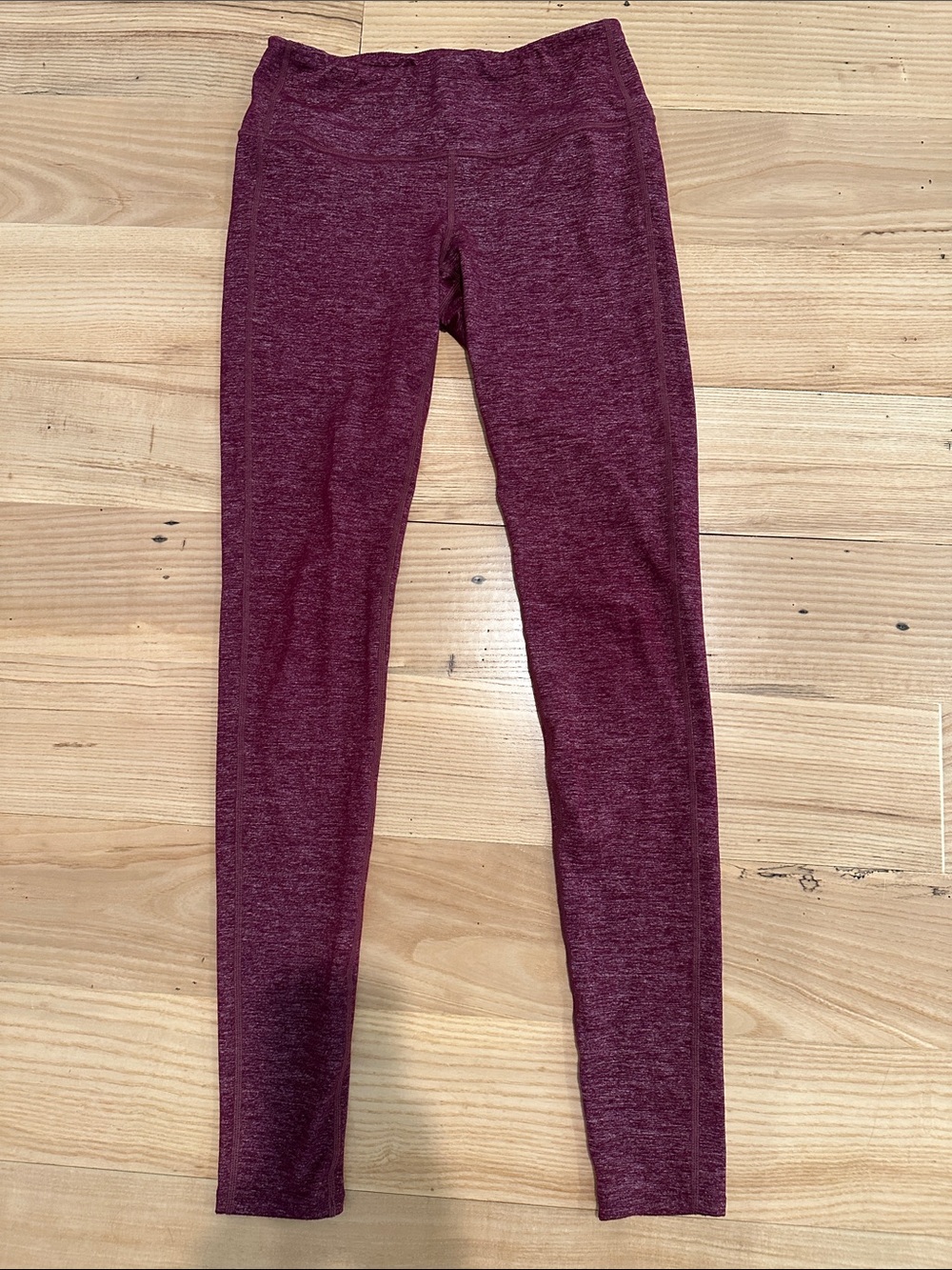 Athleta Chatarunga Maroon Small Tall Yoga Leggings